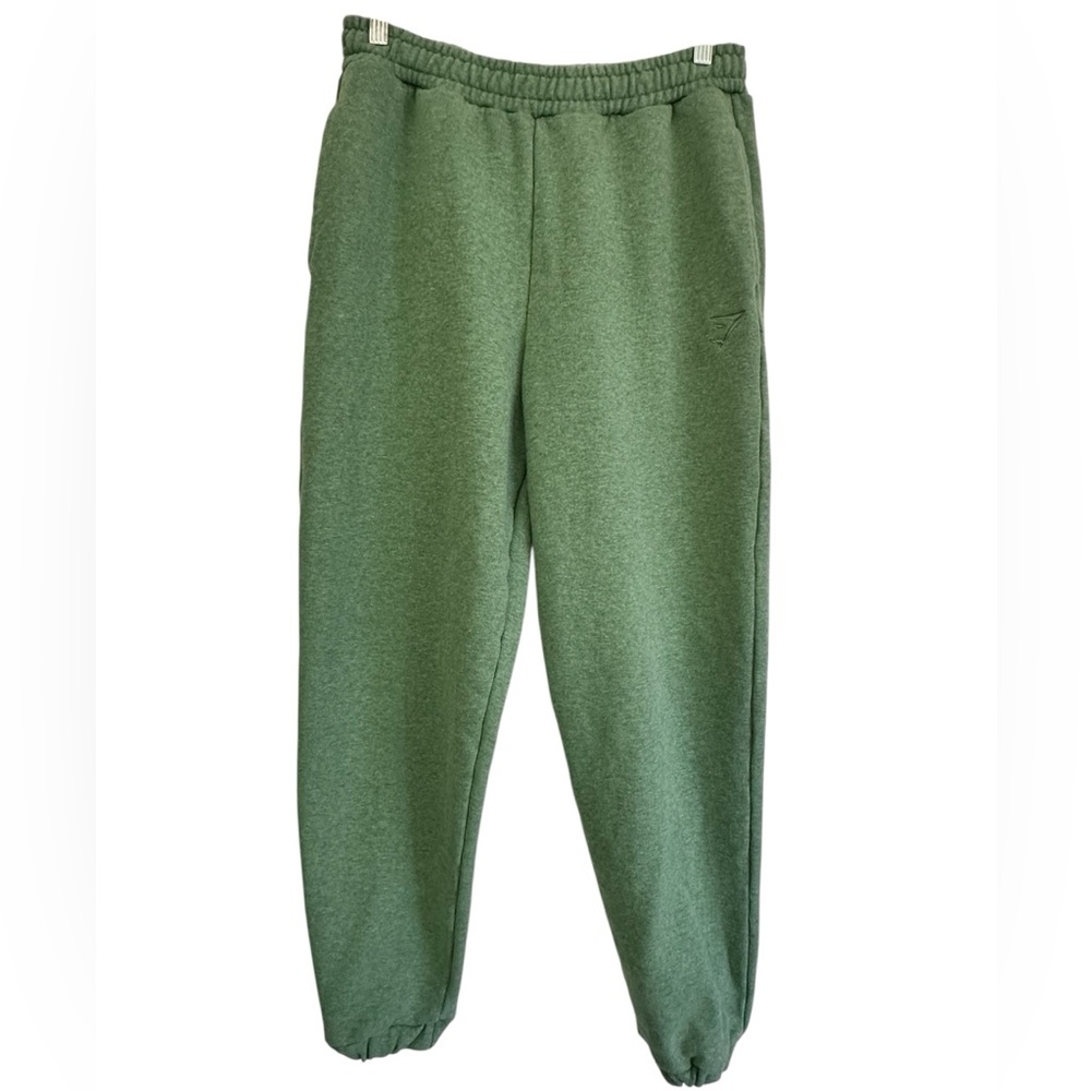 GYMSHARK Green French Terry Sweatpants Size S
